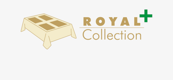 Vattenbeständig Bordstablett PV-Tissue "Royal Collection"
