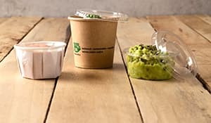 Dressingbägare & Portionsbägare