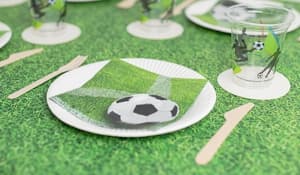 Engångsartiklar med Fotbollsmotiv