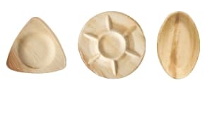Palmbladstallrikar & Palmbladsskålar