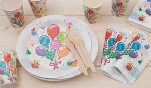 Partyset med olika tema