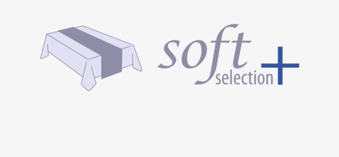 Tygliknande Bordslöpare "Soft Selection Plus"