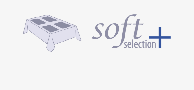 Tygliknande Bordstablett "Soft Selection Plus"