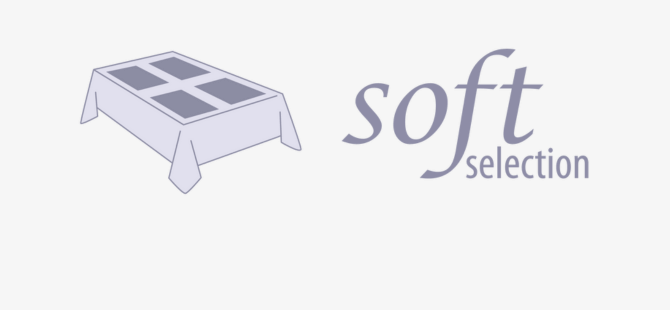 Tygliknande Bordstablett "Soft Selection"