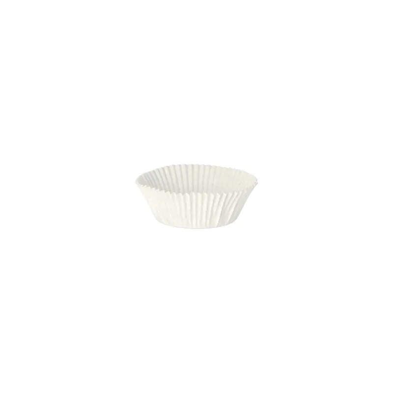 Backförmchen rund Ø 5 cm · 2,5 cm weiss - Bild 1
