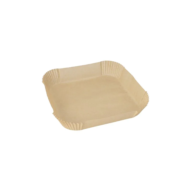 Backpapierzuschnitte für Heißluftfritteusen, 23 x 23 cm x 4,5 cm braun - Bild 1 Backpapierzuschnitte für Heißluftfritteusen, 23 x 23 cm x 4,5 cm braun - Bild 1
