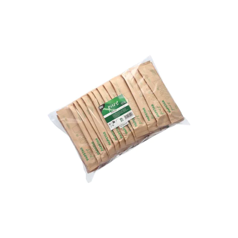 Bestecksets aus Holz "pure" : Messer, Gabel, Löffel, Kaffeelöffel, Serviette in Papierbeutel - Bild 2