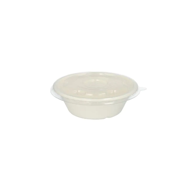 Deckel für Zuckerrohrschalen rund Ø 16,4 cm · 1,1 cm weiss - Bild 4