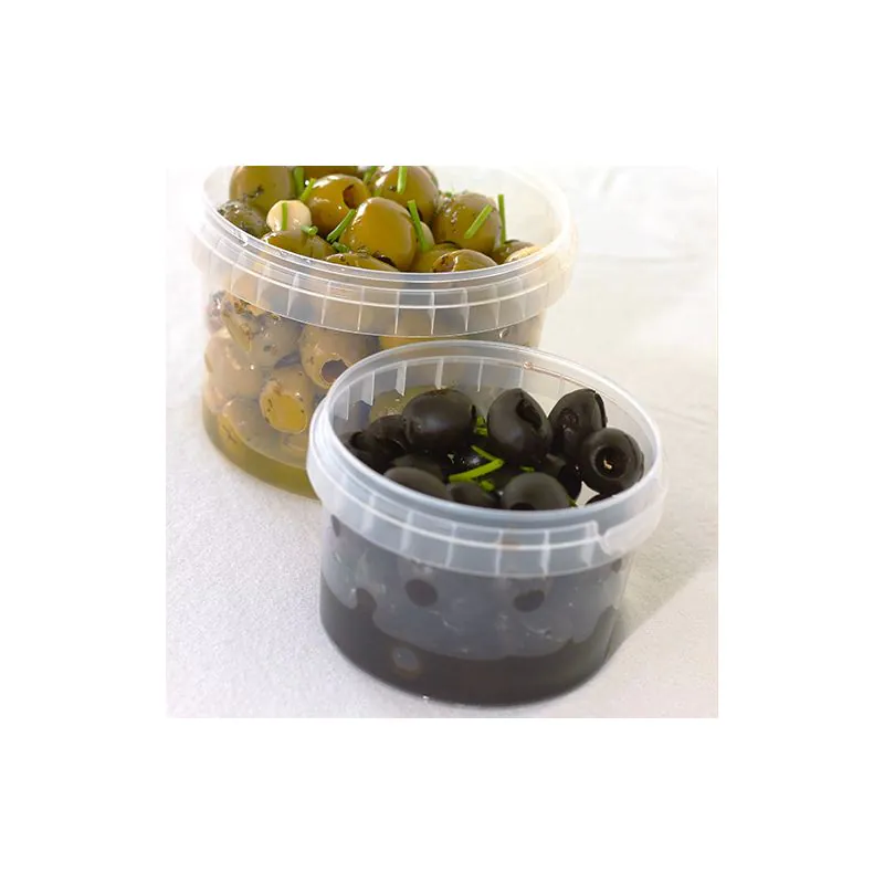 Feinkostbecher, PP 770 ml Ø 11,8 cm · 11,3 cm transparent mit Originalitätsverschluss - Bild 2