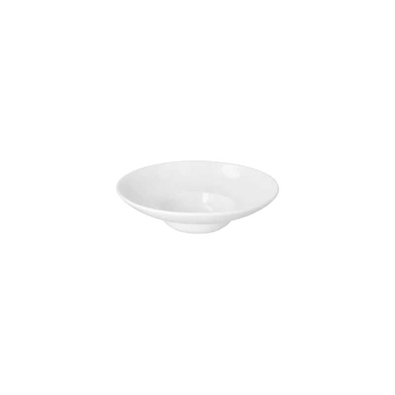 Fingerfood-Teller aus Porzellan, rund Ø 14,5 cm · 3,7 cm weiss "Evidence" - Bild 2