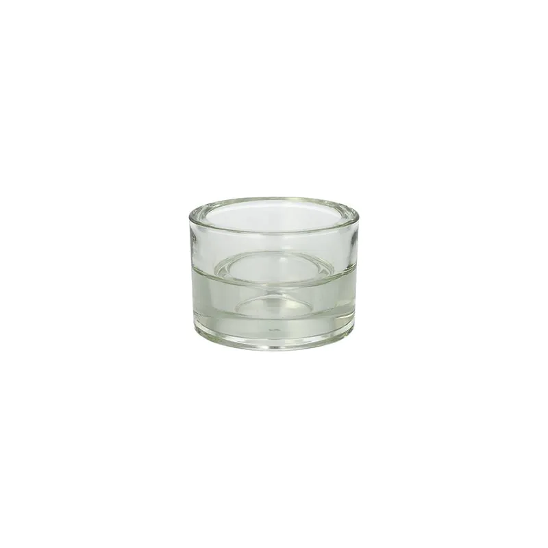Kerzenhalter Glas Ø 8,2 cm · 5,7 cm klar "2in1" für Teelichte und Maxilichte - Bild 1