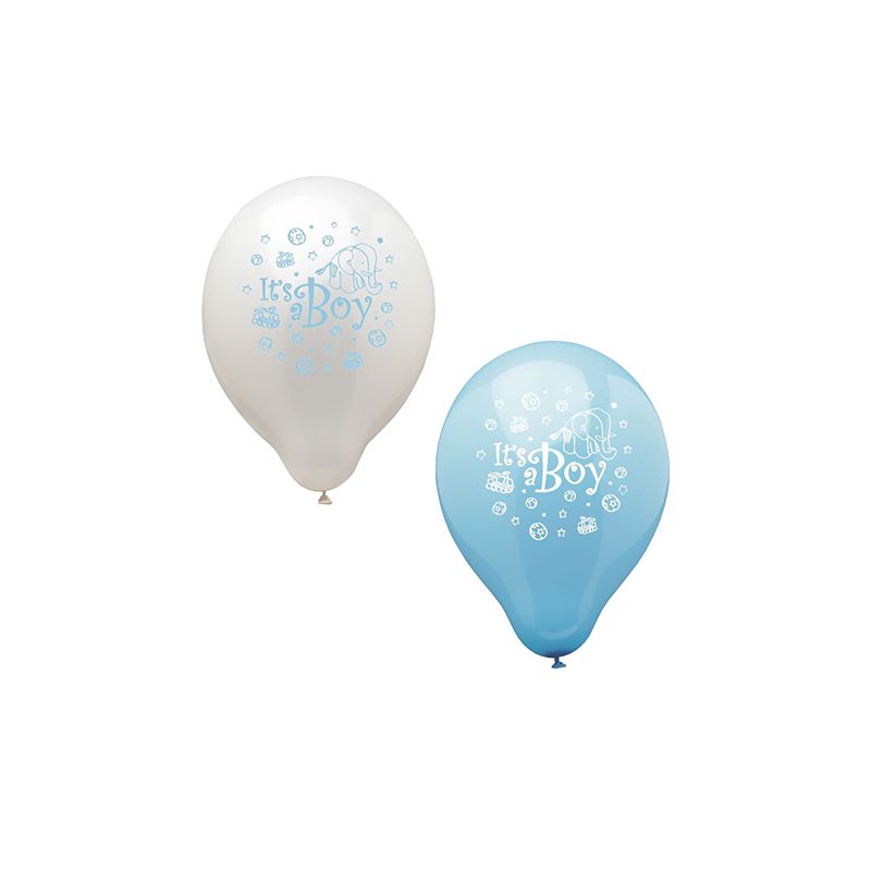 Luftballons für Babyparty Ø 25 cm "It's a boy" - Bild 1 Luftballons für Babyparty Ø 25 cm "It's a boy" - Bild 1