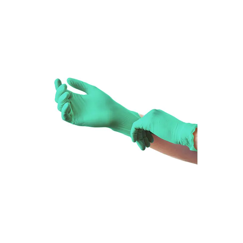 Nitril-Handschuhe, puderfrei grün"Nitril Green Plus" Größe M - Bild 2