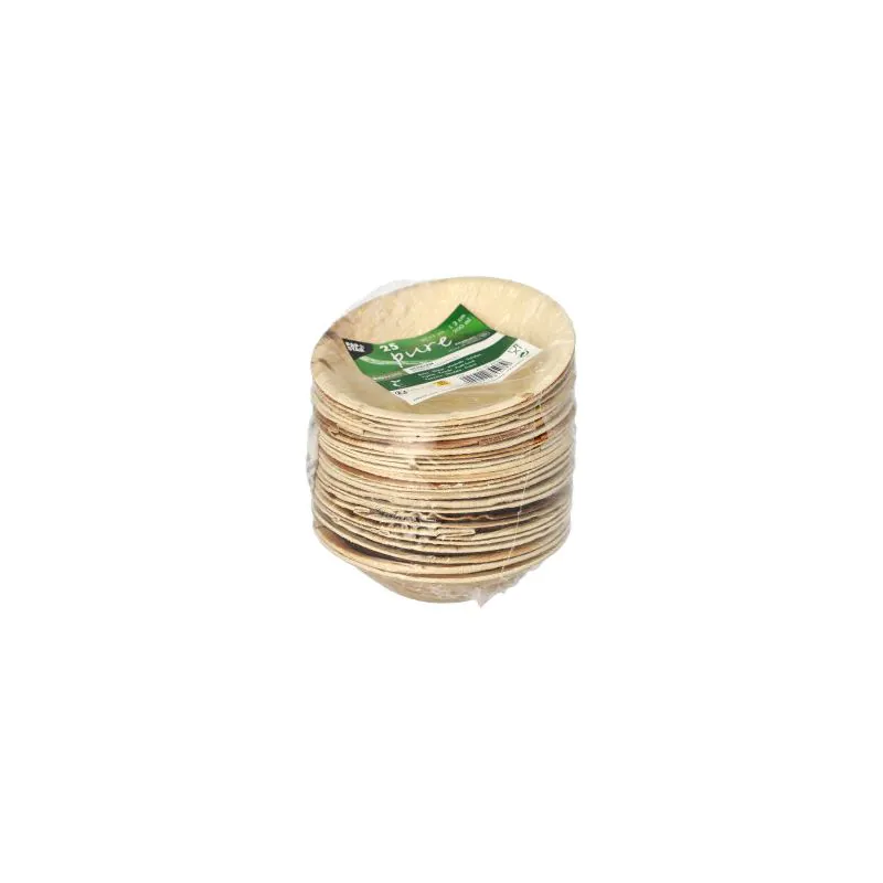 Palmblatt Schalen rund "pure" 200 ml, Ø 13 cm - Bild 3