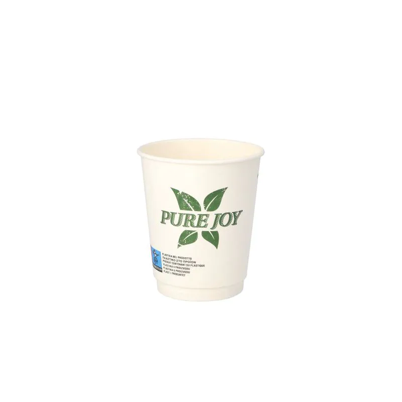 Doppelwandiger Pappbecher 0,2 l "Pure Joy"  - Bild 1