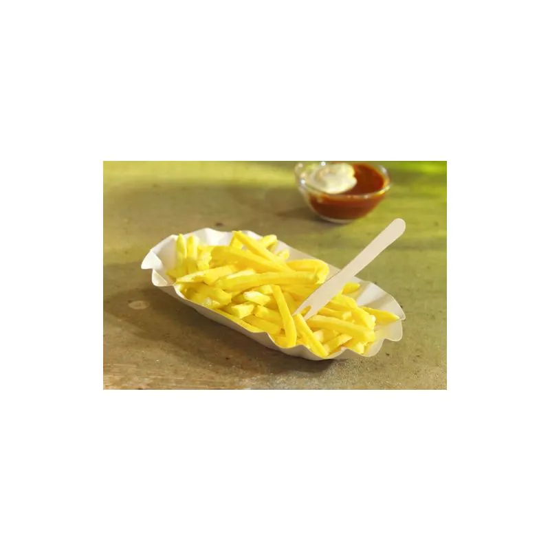 Pappschalen oval "pure" 10,5 x 17,5 x 3 cm weiss - Bild 2