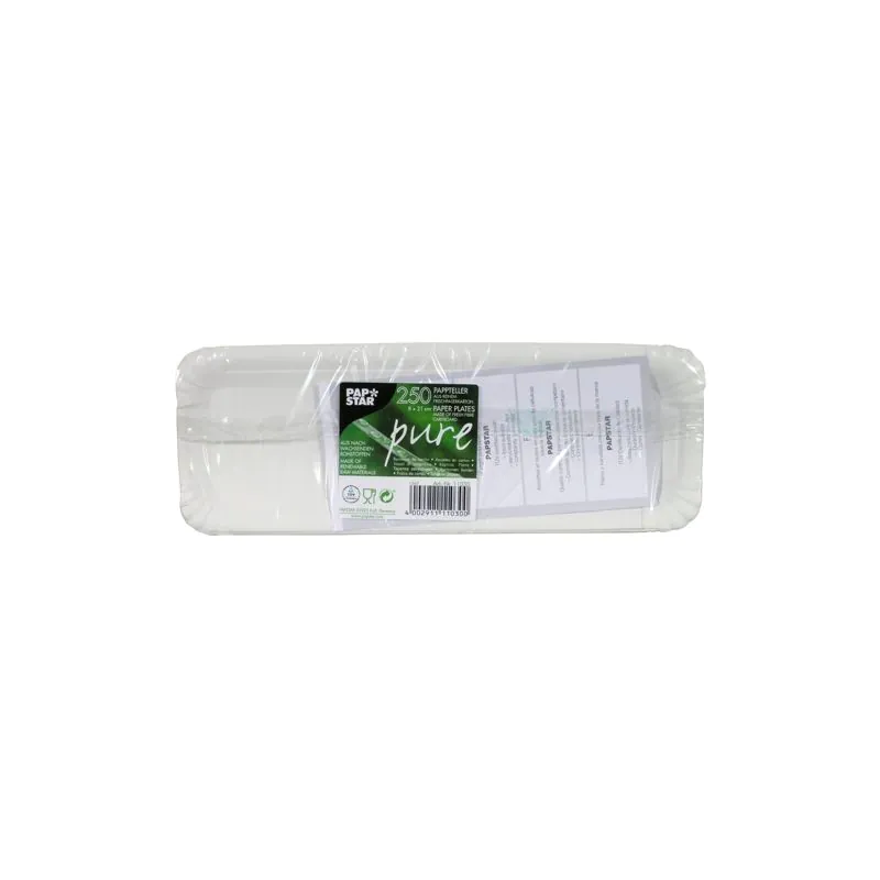 Pappteller eckig "pure", 8 x 23 cm - Bild 3