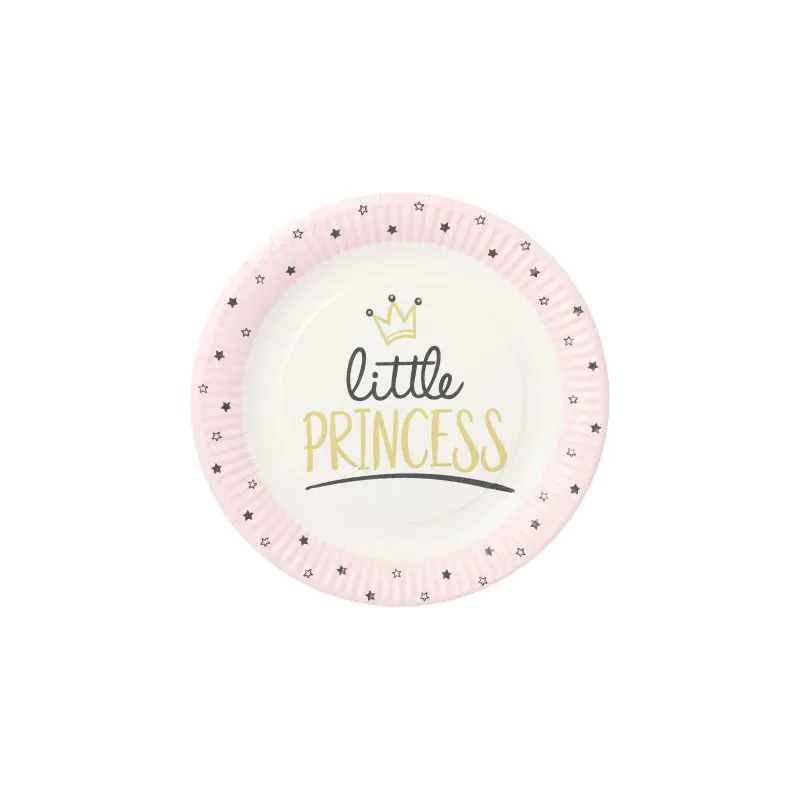 Pappteller rund Ø 23 cm "Little Princess" - Bild 1 Pappteller rund Ø 23 cm "Little Princess" - Bild 1