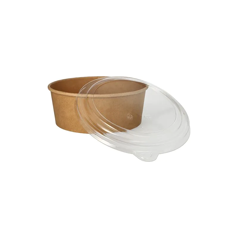 Salatschalen To Go aus Pappe, rund 1300 ml Ø 18,4 cm · 7 cm braun - Bild 3