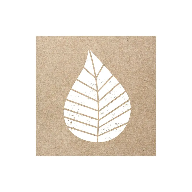 Servietten, 3-lagig 1/4-Falz 33 x 33 cm natur "Graphic Leaves" - Bild 1 Servietten, 3-lagig 1/4-Falz 33 x 33 cm natur "Graphic Leaves" - Bild 1
