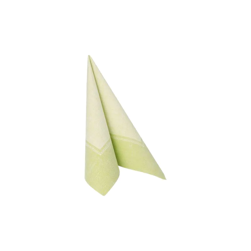 Servietten "ROYAL Collection" 1/4-Falz 40 x 40 cm hellgrün "Linum" - Bild 2