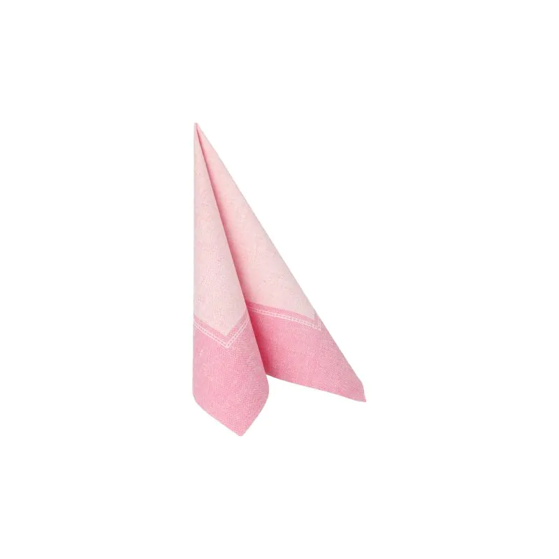Servietten "ROYAL Collection" 1/4-Falz 40 x 40 cm rosa "Linum" - Bild 2