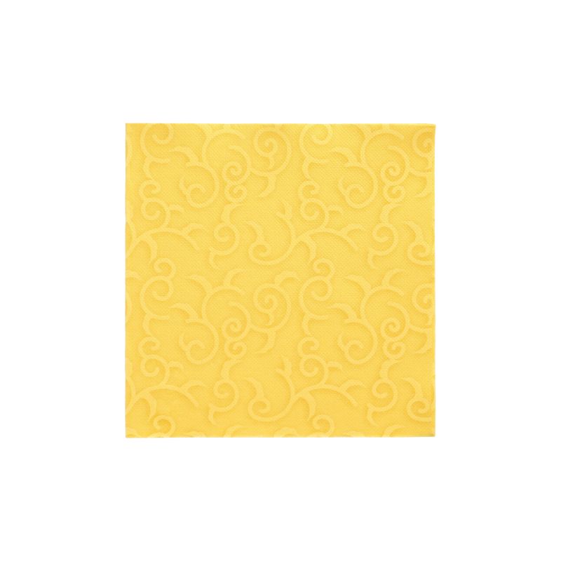 Servietten, gelb "ROYAL Collection" 1/4-Falz 40 x 40 cm "Casali" - Bild 1