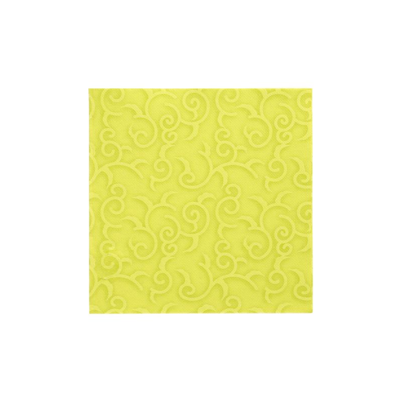 Servietten, limonengrün "ROYAL Collection" 1/4-Falz 40 x 40 cm "Casali" - Bild 1