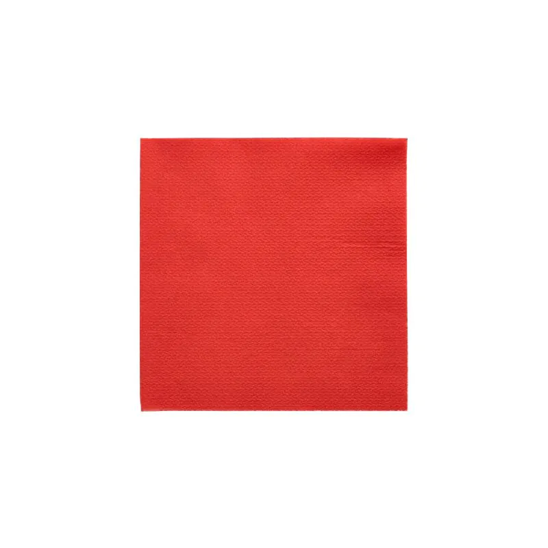 Servietten, rot 1-lagig 1/4-Falz 33 x 33 cm - Bild 2