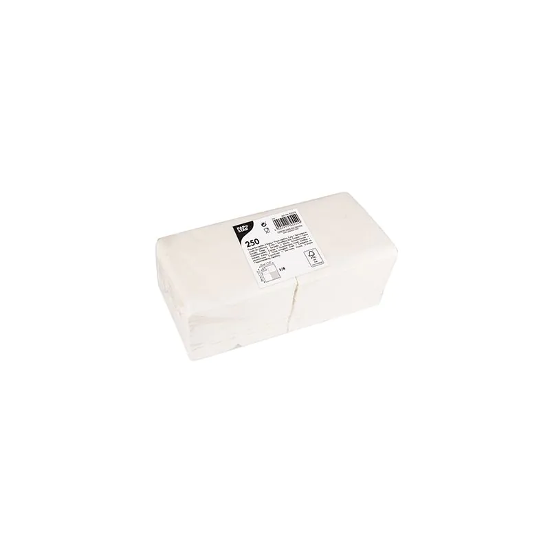 Servietten, weiss 2-lagig 1/4-Falz 24 x 24 cm - Bild 1 Servietten, weiss 2-lagig 1/4-Falz 24 x 24 cm - Bild 1