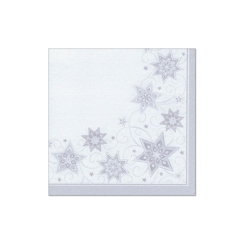 Servietten, weiss "ROYAL Collection" 1/4-Falz 40 x 40 cm "Just Stars" - Bild 1 Servietten, weiss "ROYAL Collection" 1/4-Falz 40 x 40 cm "Just Stars" - Bild 1