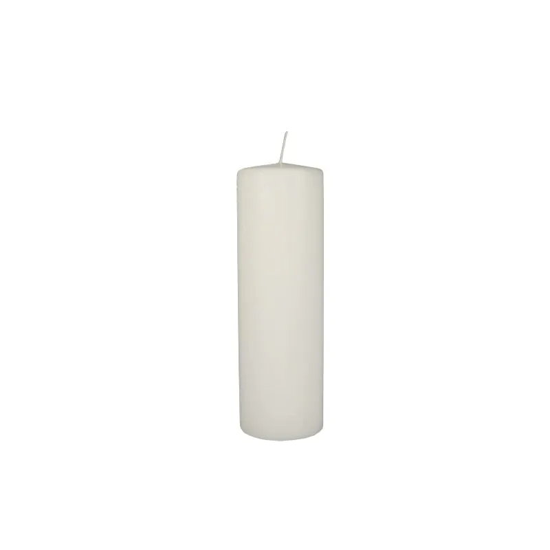 Stumpenkerzen weiss Ø 80 mm · 250 mm mit Flachkopf - Bild 1 Stumpenkerzen weiss Ø 80 mm · 250 mm mit Flachkopf - Bild 1