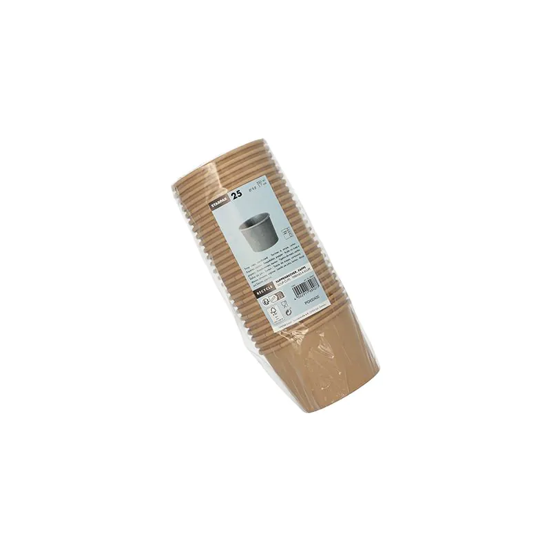 Suppenbecher "To Go", Pappe rund 350 ml Ø 9,8 cm · 7 cm braun - Bild 3