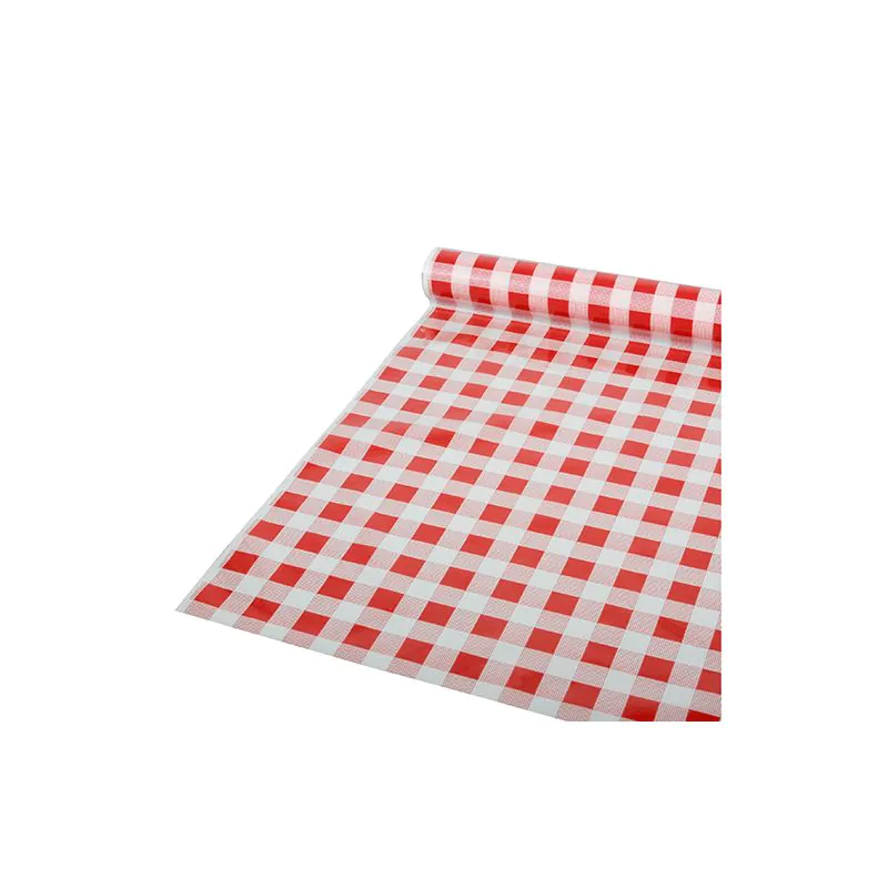 Tischdecke aus Folie, rot kariert, 50 m x 80 cm - Bild 1 Tischdecke aus Folie, rot kariert, 50 m x 80 cm - Bild 1