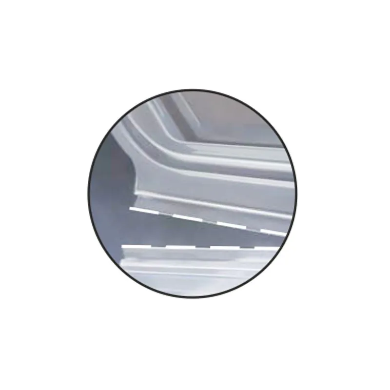 Transparenter Verpackungsbecher mit anhängendem Klappdeckel, 1000 ml - Bild 3