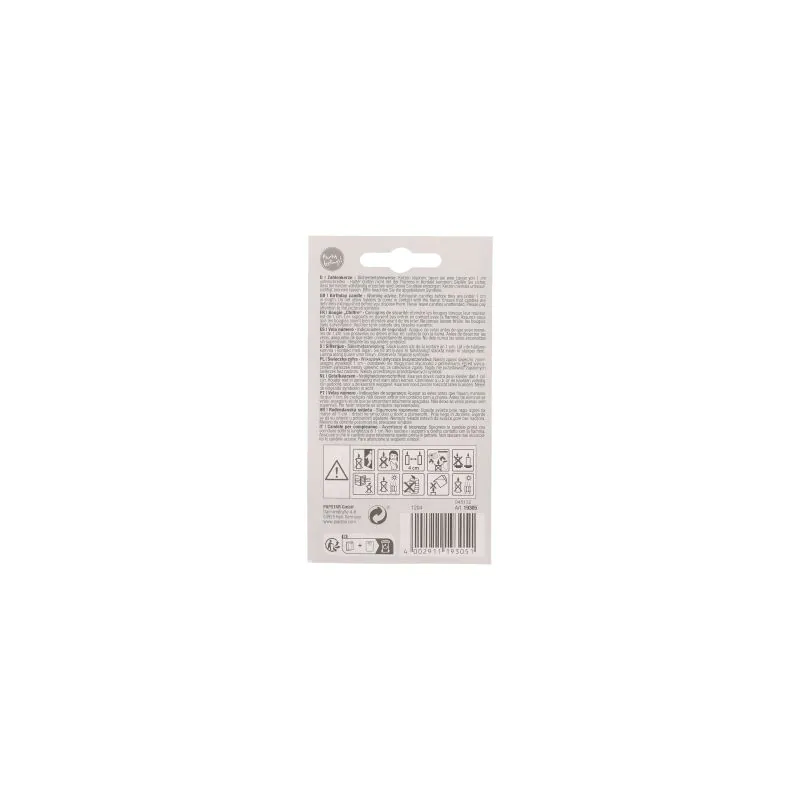 Zahlenkerzen 7,3 cm weiss "5" mit rotem Rand - Bild 3