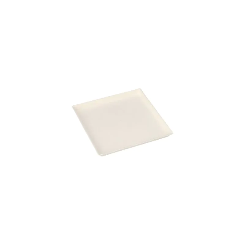 Zuckerrohrteller "pure" eckig 12,5 x 12,5 cm weiss "Cella" - Bild 3