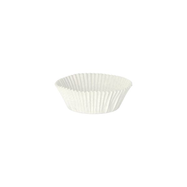 Backförmchen, Papier Ø 5 cm · 2,5 cm weiss - Bild 1