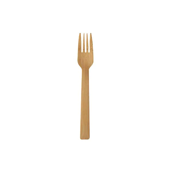 Bambus Gabeln "pure" 16,5 cm natur - Bild 1