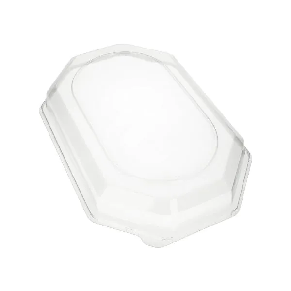 Deckel für Servierplatten, PET 6,3 x 45 x 31,5 cm transparent - Bild 1
