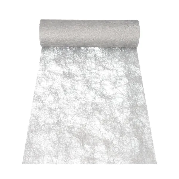 Dekoband Sizoflor 25 m x 30 cm silber - Bild 1