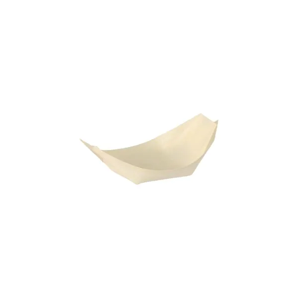 Fingerfood-Schalen aus Holz "pure", 8,5 x 5,5 cm "Schiffchen" - Bild 1