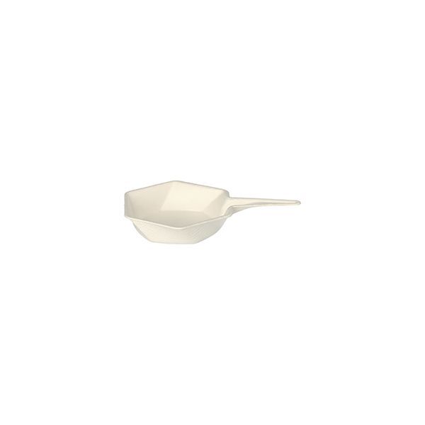 Fingerfood - Schalen aus Zuckerrohr "pure" 15 ml, 1,5 ,x 9,5 ,x 6,3 cm weiss "Hexagon" - Bild 1