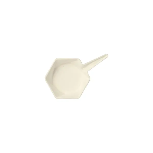 Fingerfood - Schalen aus Zuckerrohr "pure" 15 ml, 1,5 ,x 9,5 ,x 6,3 cm weiss "Hexagon" - Bild 3