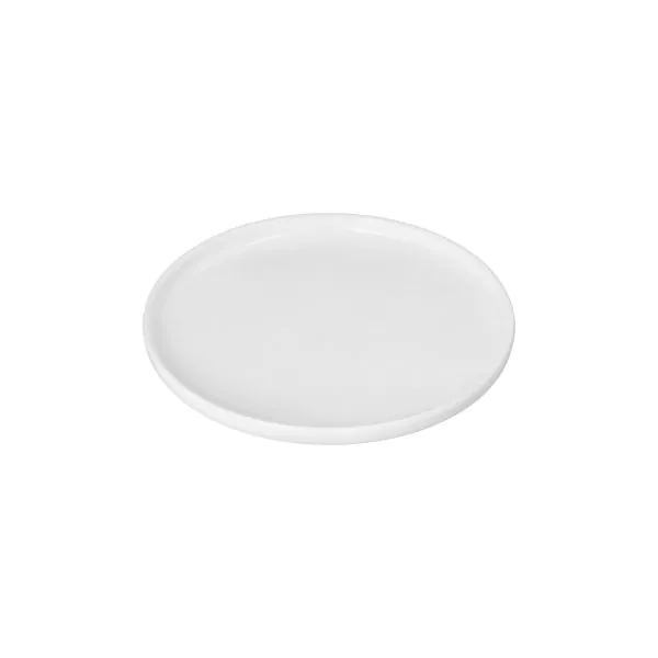 Fingerfood-Teller aus Porzellan, rund Ø 16 cm · 1,2 cm weiss "Ano" - Bild 2