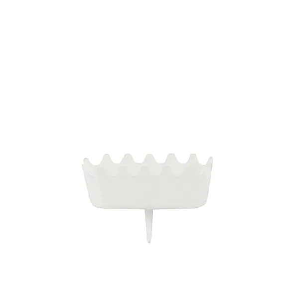 Halter für Zahlenkerzen 3,8 x 4,9 x 1,2 cm weiss - Bild 1