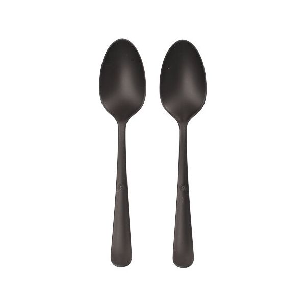 Löffel (Mehrweg), Bio-PP 19 cm schwarz, extra stabil, in Spenderbox - Bild 1