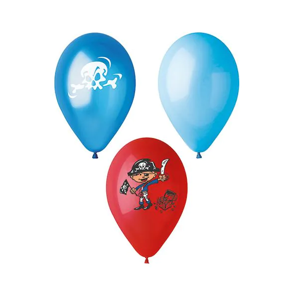 Luftballons Ø 29 cm farbig sortiert "Pirates" - Bild 1