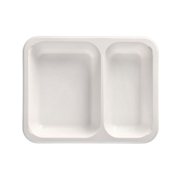 Mikrowellenschalen, PP 2-geteilt 1205 ml weiss - Bild 1