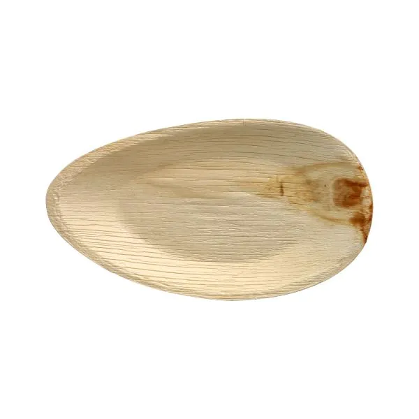 Palmblatt Teller "pure" oval 18 x 32 cm - Bild 1